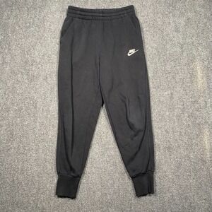 New Nike Youth Girl Sportswear Club Fleece‎ High-Waisted fitted M Black